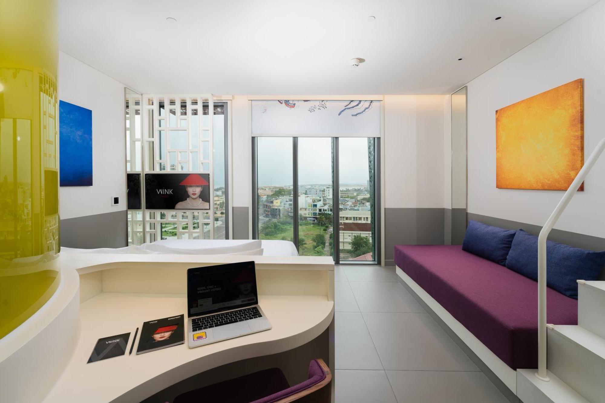 Wink Hotel Tuy Hoa Beach - 24Hrs Stay & Rooftop Pool Bar Exteriör bild